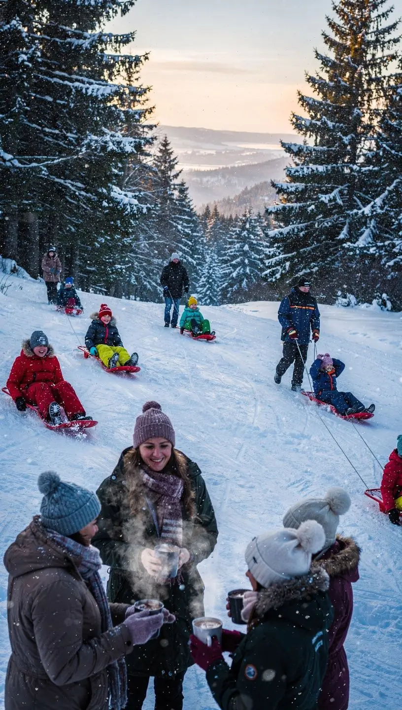 Eine malerische Aussicht auf die bayerischen Alpen mit grünen Wiesen und klaren Seen.